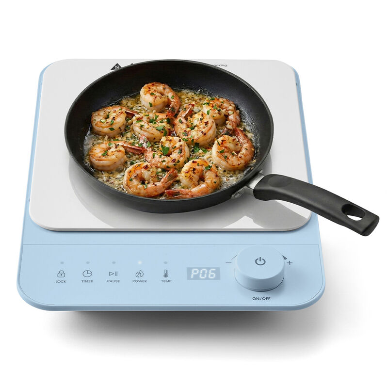 Elite Gourmet SlimStore Induction Cooktop, Blue image number 1
