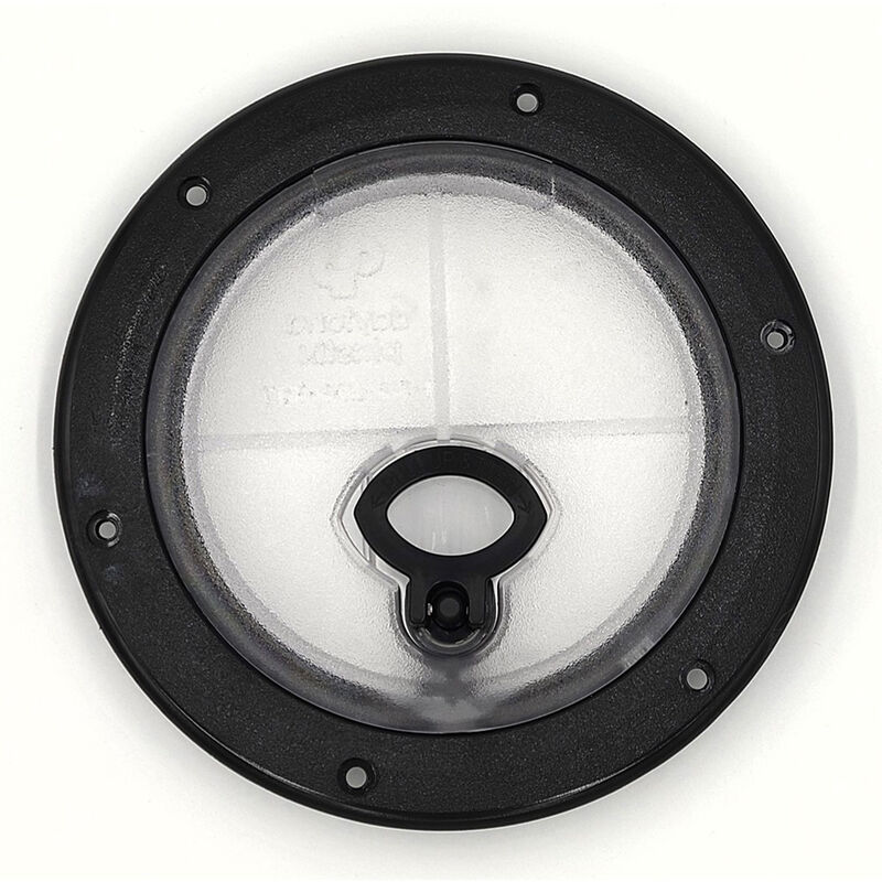 DPI Marine 6" Pull-Up Access Lid, Black Frame w/Clear Lid image number 1