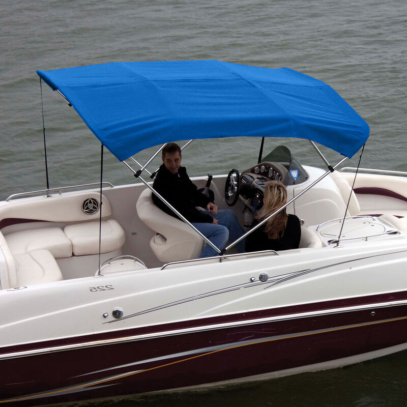 Shademate Bimini Top Polyester Fabric/Boot Only, 4-Bow 8'L x 54"H, 61"-66"W image number 1