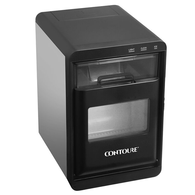 CONTOURE Deluxe 44 lbs. Nugget Countertop Ice Maker, Black image number 1