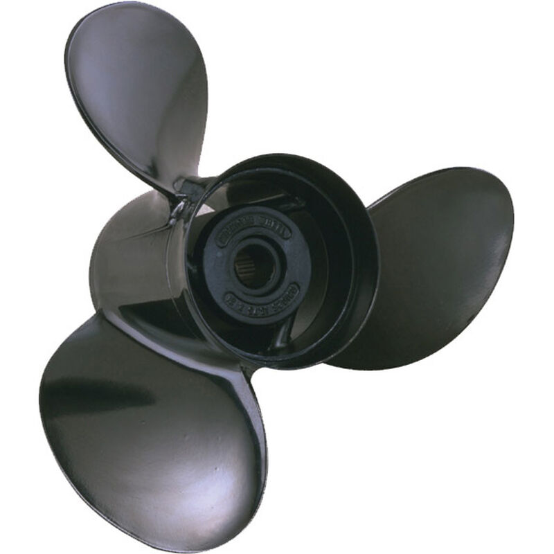 Michigan Wheel 3-Blade Prop, Pressed Rubber Hub / Aluminum, 12.5 dia x 9, RH image number 1