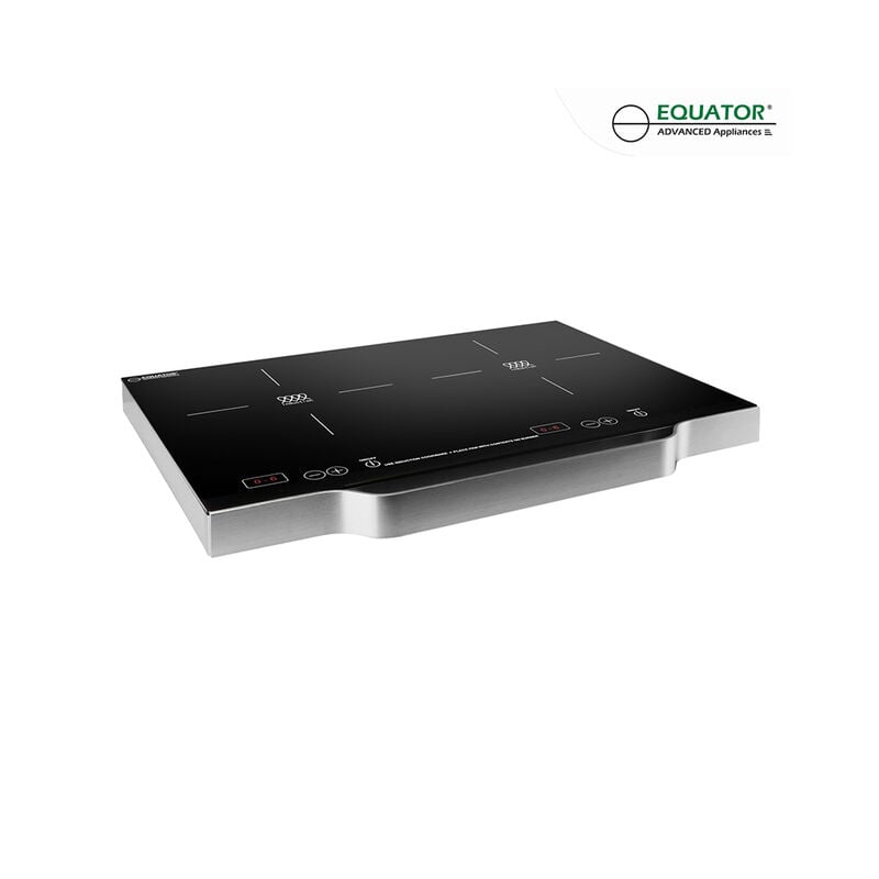 Equator PIC 200N Portable Dual Burner Induction Cooktop with Handle image number 4