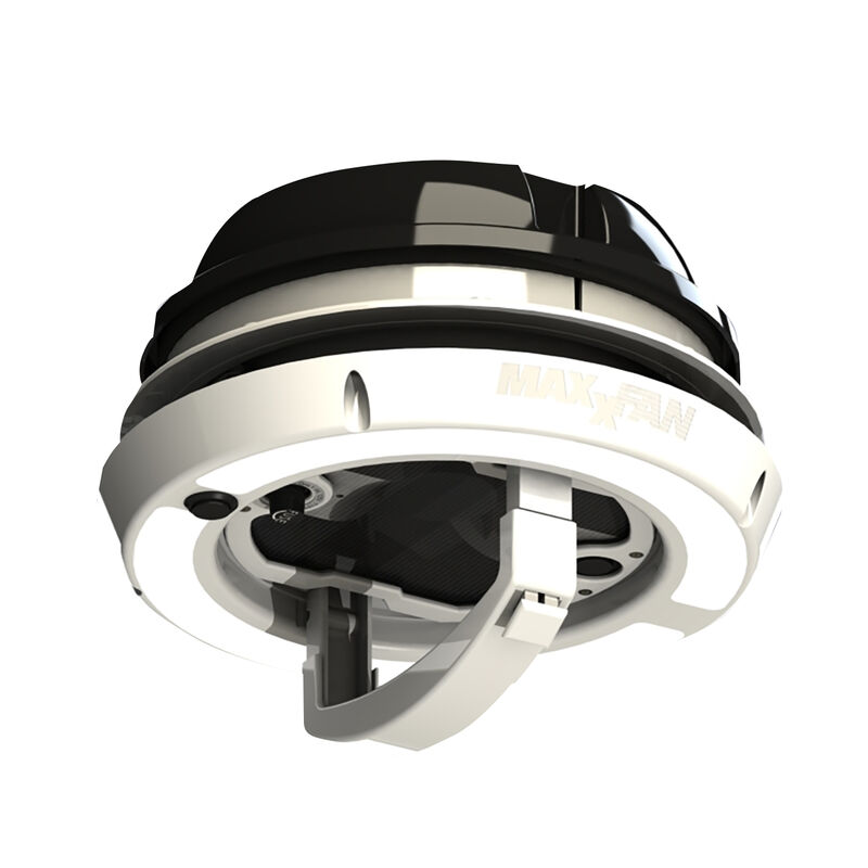 MaxxAir MaxxFan Dome Plus with Cool White LED Lighting, Black image number 1
