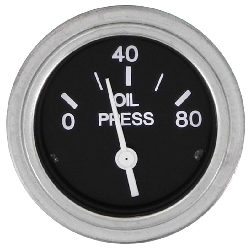 Sierra 2" Oil Pressure Gauge, Sierra Part #80180P image number 1