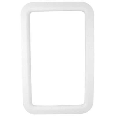 RV Entrance Door Window Frames - Exterior White