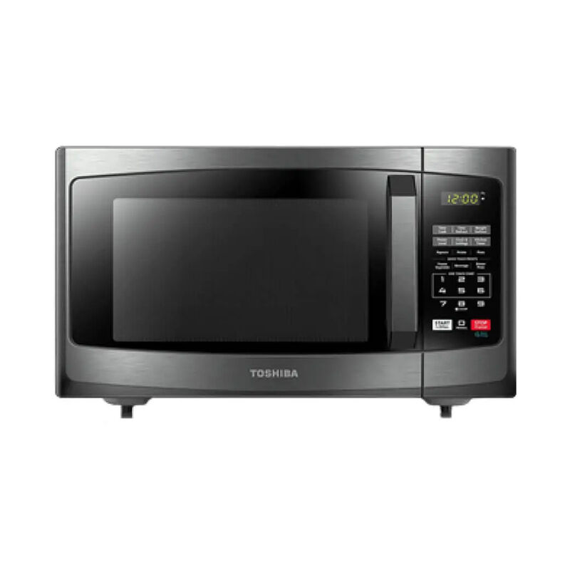 Toshiba 0.9 CU. FT. 900W Microwave Oven - Black Stainless Steel image number 1