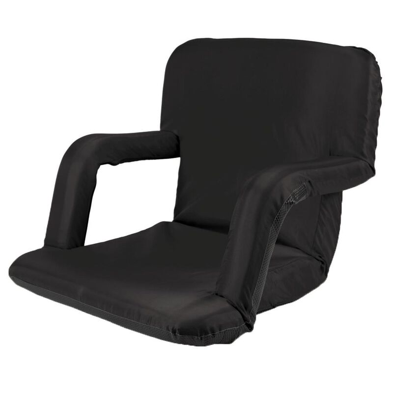 Ventura Seat Portable Recliner Chair, Black image number 1