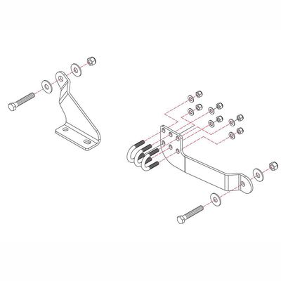 Roadmaster Reflex Steering Stabilizer Mounting Bracket, RBK3