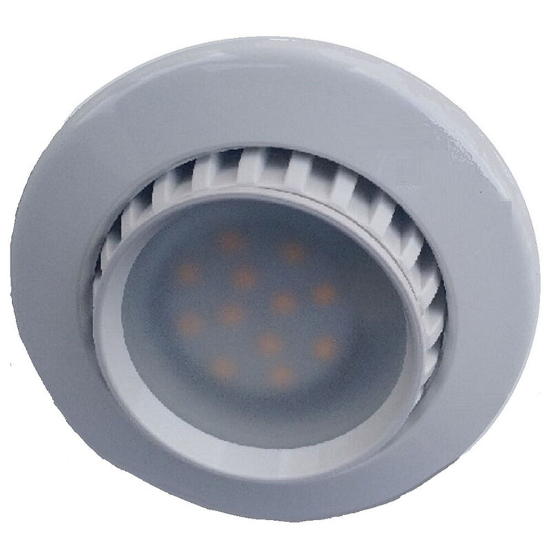 FriLight Comet R Adjustable Recess 12 volt LED Ceiling Light, White Frame and Warm White LED image number 1