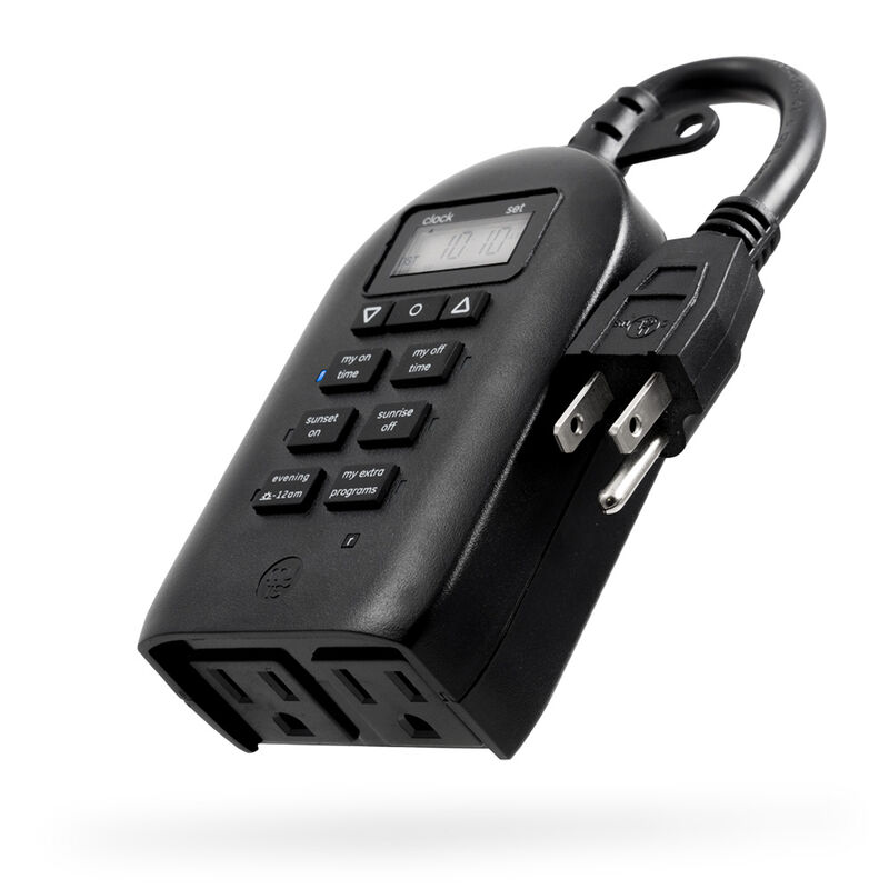 myTouchSmart Plug-In SunSmart Outdoor/Indoor Digital Timer image number 4