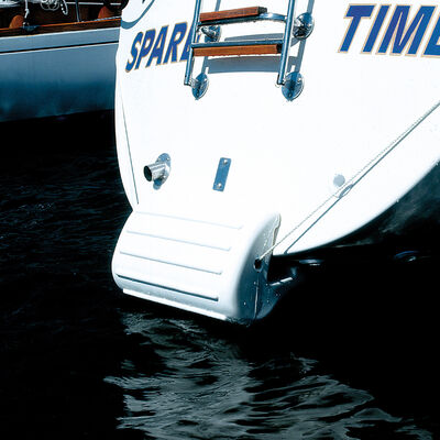 Transom Fendder White 10"x22"