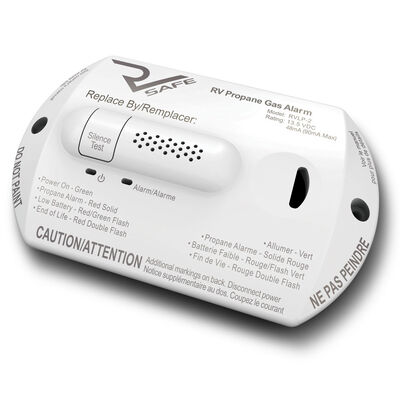 RV Safe Propane Gas Alarm, 2-Wire, White