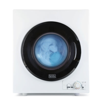 Black+Decker Portable 3.5 cu. ft. Dryer, White