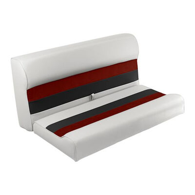 Toonmate Deluxe 36" Pontoon Lounge Seat Top, White Patterns