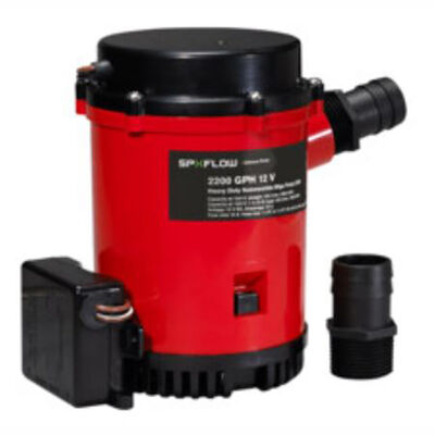 Johnson Pump Bilge Pump, Automatic Submersible; 2200 Gallon Per H