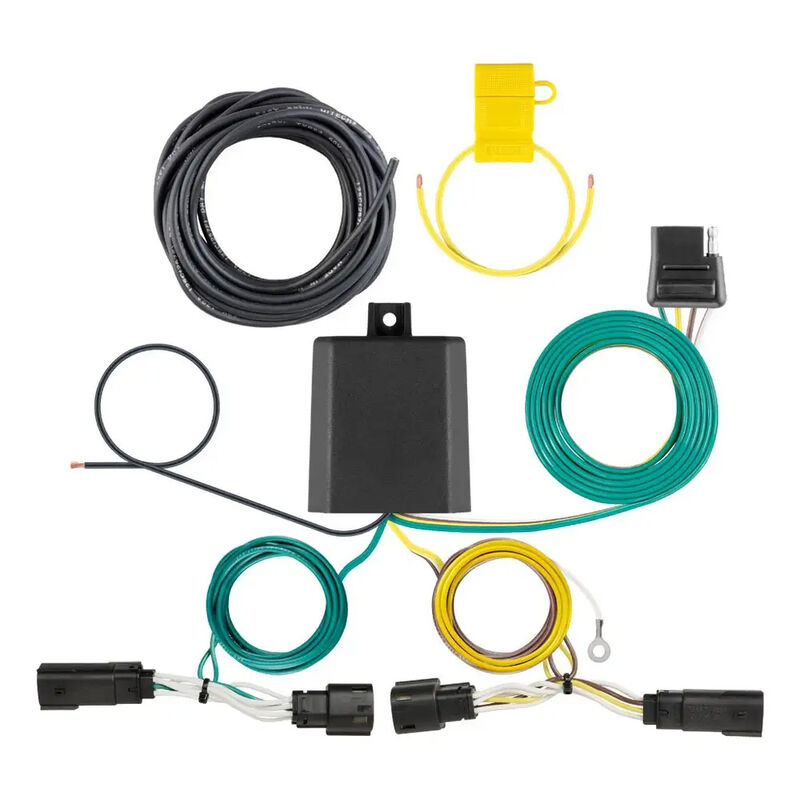 CURT 56507 Custom Wiring Harness, 4-Way Flat, Select Ford Escape image number 1