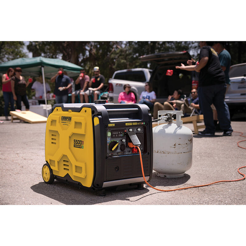 Champion 5500-Watt Dual-Fuel RV-Ready Portable Inverter with CO Shield and Remote Start image number 10