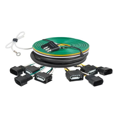CURT 52106 Custom Towed-Vehicle RV Wiring Harness, Select Ford F-250, F-350