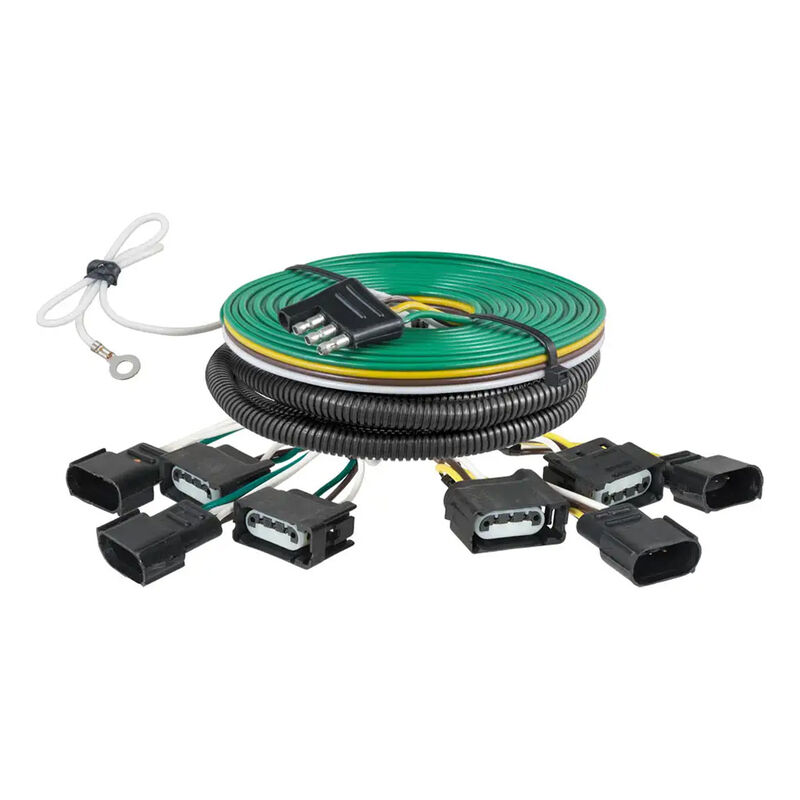 CURT 52106 Custom Towed-Vehicle RV Wiring Harness, Select Ford F-250, F-350 image number 1