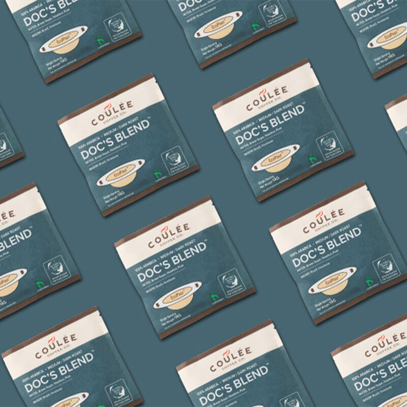 Coulee Doc's Blend Coffee, 10 Pre-Filled EcoPour Filters image number 9