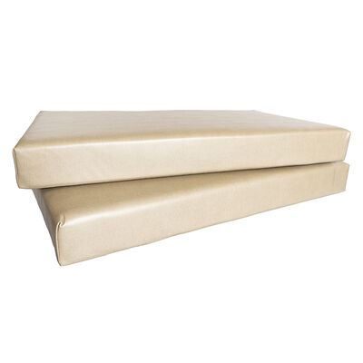 Camping World 38" Dinette Booth Seat Bottom Cushions, Carillon Linen, Set of 2