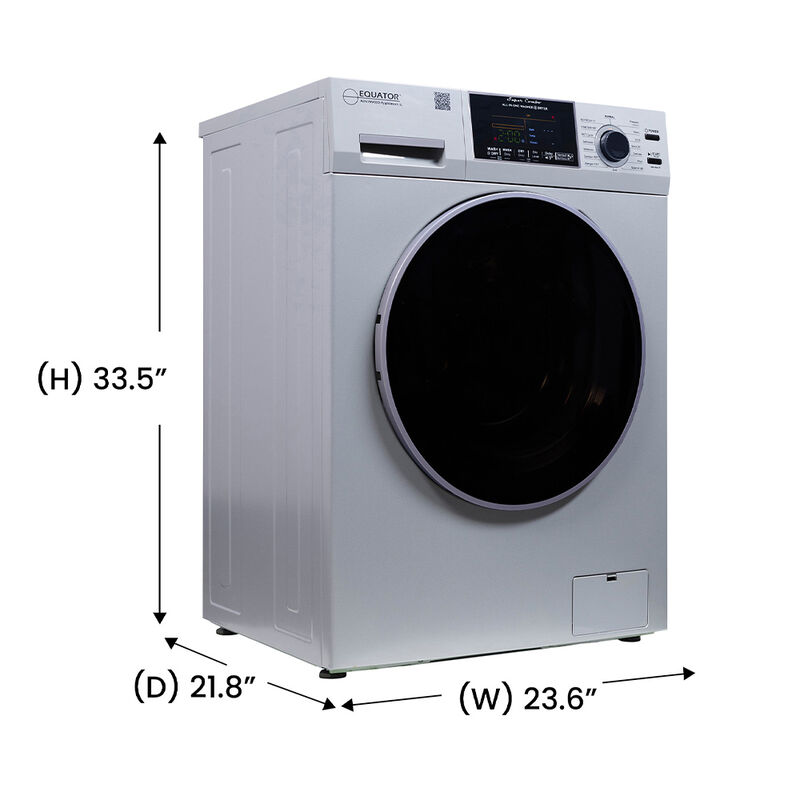 Equator 15-lb. All-in-One Combo Washer Dryer, Silver image number 2