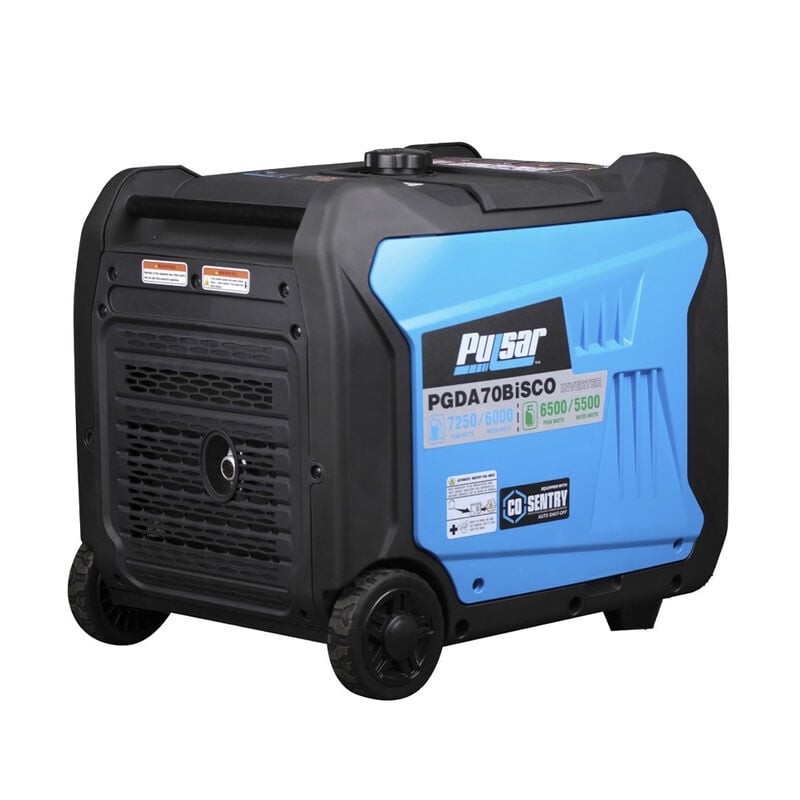 Pulsar 7,250-Watt Super Quiet Dual Fuel Inverter Generator with CO Alert and Remote Start image number 7