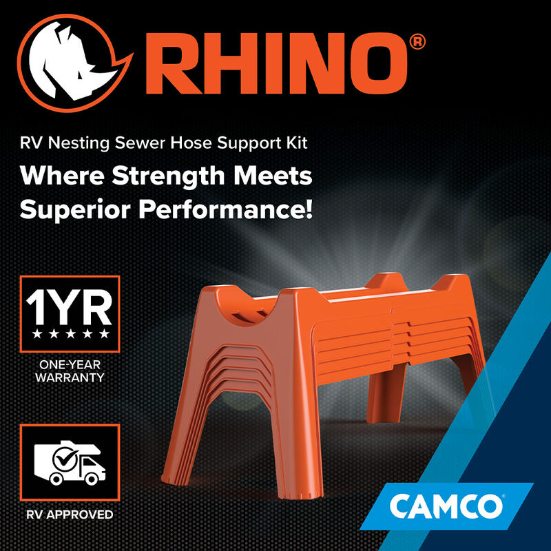 Camco Rhino Camper/RV Sewer Hose Support Kit image number 11