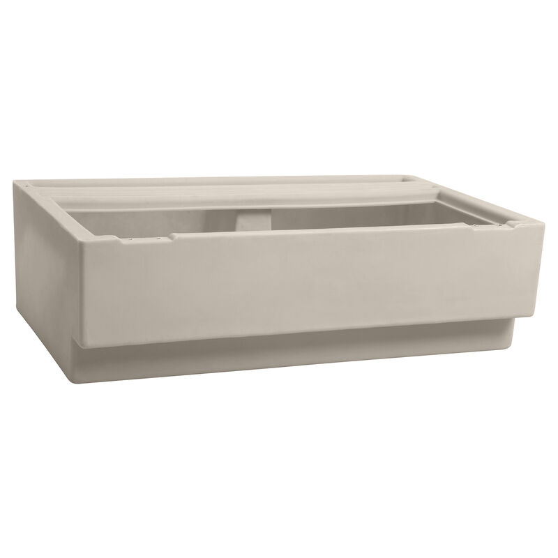 Toonmate Pontoon 27" Bench Seat Base - Platinum image number 1