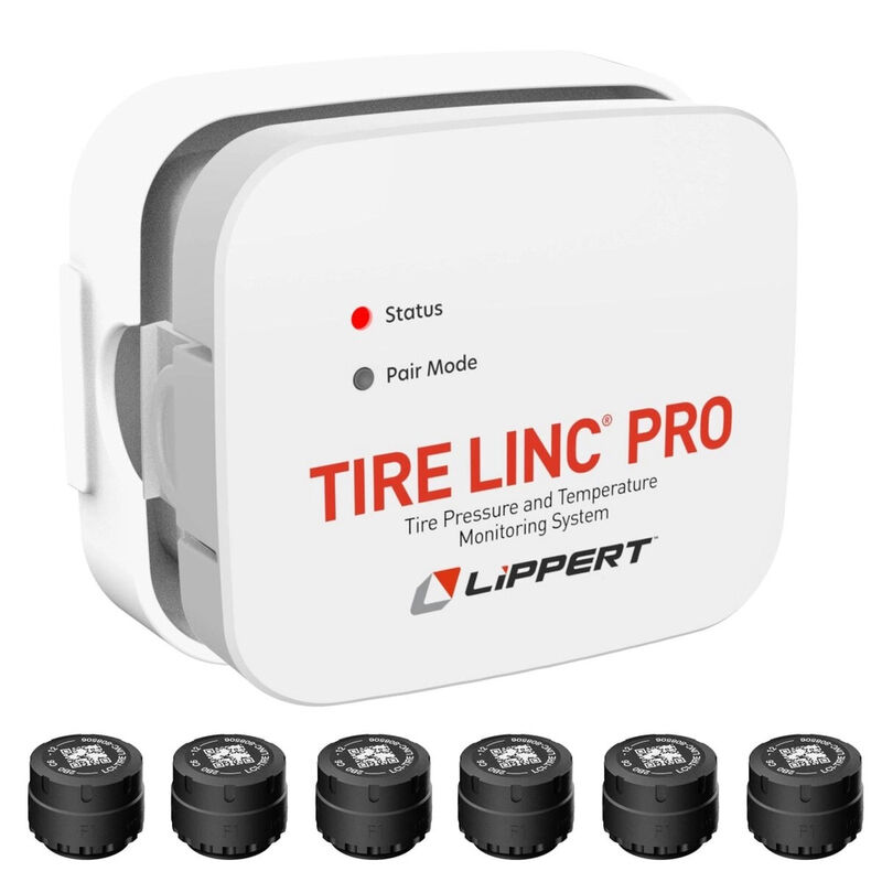 Lippert Tire Linc PRO RV TPMS Tire Pressure Monitoring System, 6-Tire Sensor Kit image number 1