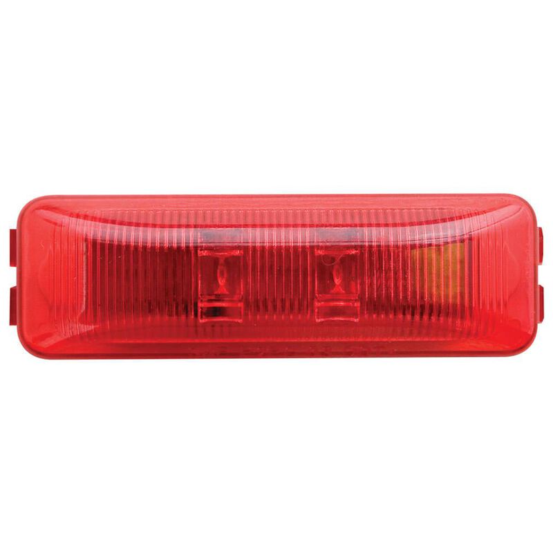 LED Thinline Marker/Clearance Light; Base and Mounting Hardware Included; Red, Sealed; 1 Diodes image number 1