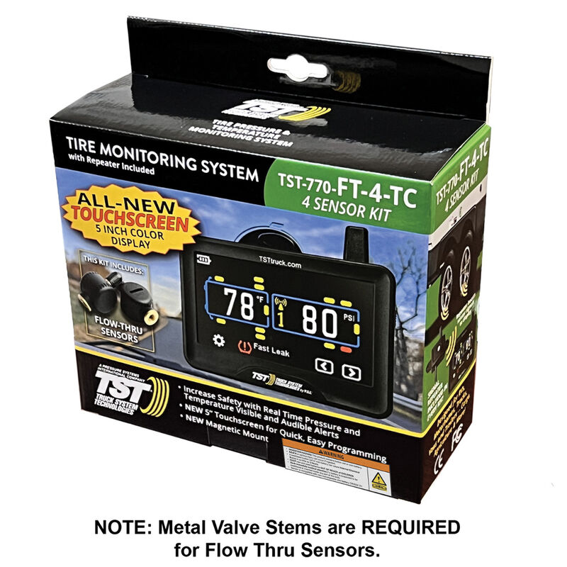 TST 770 Series 4 Flow-Thru TPMS System w/ Color Display & Repeater image number 2
