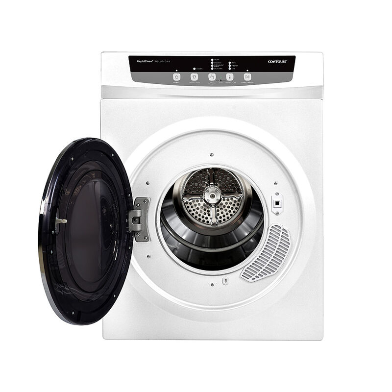 CONTOURE 24" Stackable Front-Load Electric Dryer, White &ndash; Camping World Exclusive! image number 2