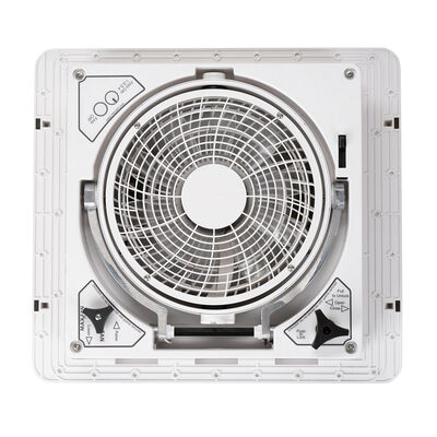 MaxxAir MaxxFan Pivoting Directional RV Rooftop Fan, White