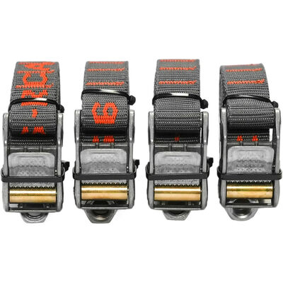 Rollercam Expedition Straight End 1" Wide Tie-Downs, 15' Long, Set of 4