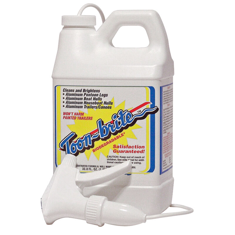 Toon-brite Aluminum Pontoon and Aluminum Boat Cleaner, 64 oz. image number 1