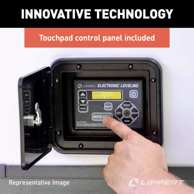 Lippert Ground Control 3.0 6-Point Automatic 5th Wheel RV Leveling System image number 4