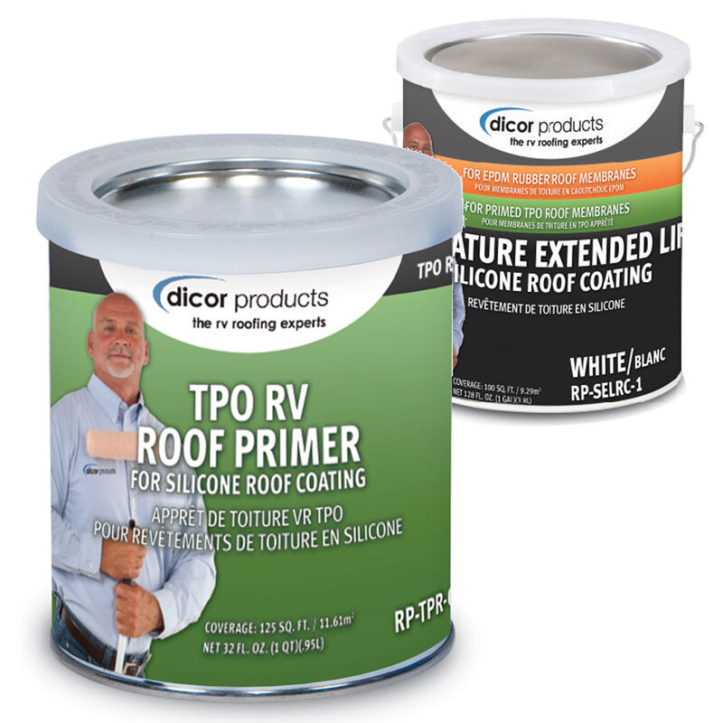 Dicor TPO RV Roof Primer for Silicone Roof Coating, Quart image number 2