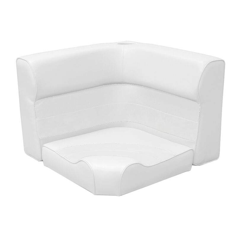 Toonmate Deluxe Radius Corner Section Seat Top - White image number 1
