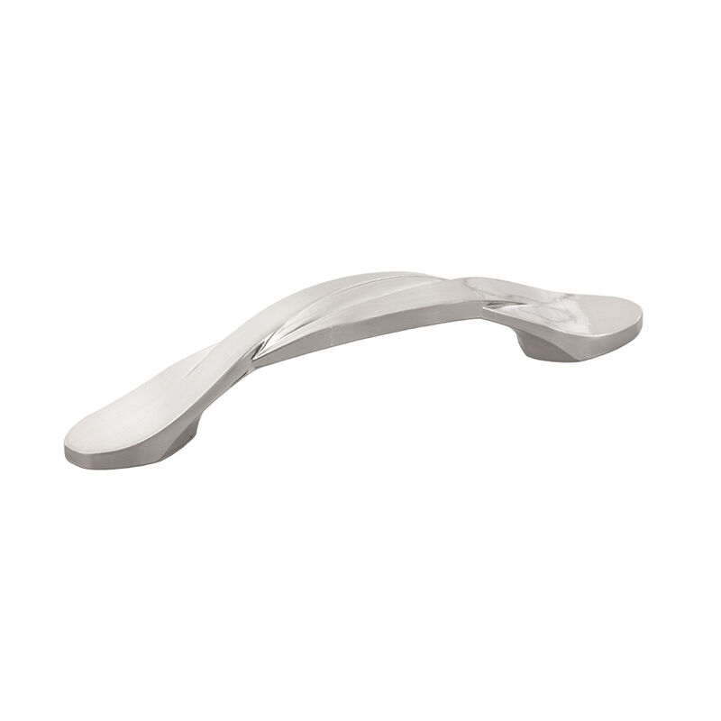 JR Products Designer Cabinet Handle, 4.5" Wide, Satin Nickel image number 1
