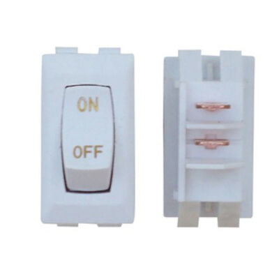 Valterra DG110UGPB Labeled 12V On/Off Switch, White, 3-Pack