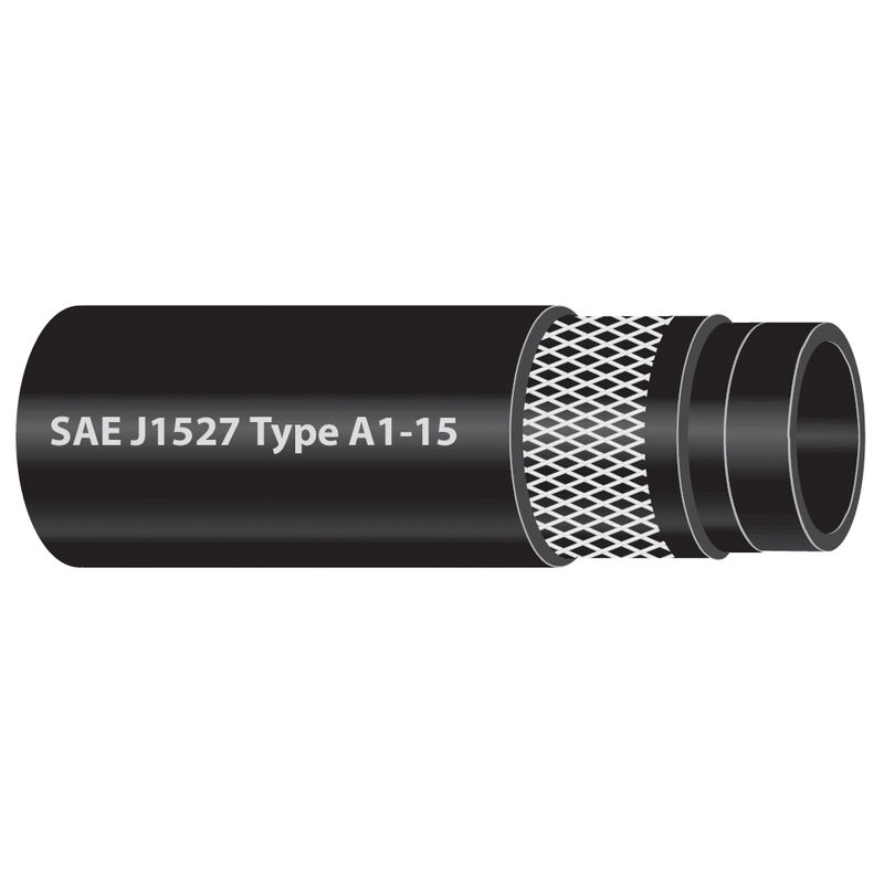 Sierra 1/2" Fire-Acol Fuel Fill Hose, Sierra Part #116-365-0126 image number 1