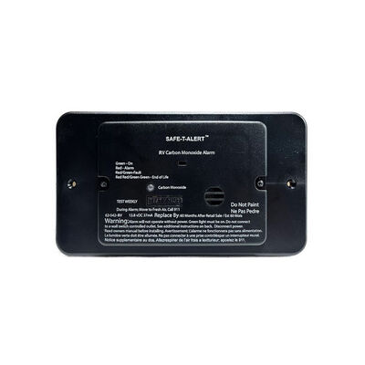 Safe-T-Alert Series 25 Dual CO/LP RV Gas Alarm with Trim Ring, Black