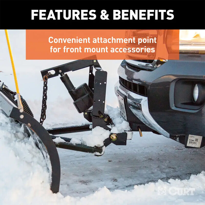 CURT 31078 2" Front Receiver Hitch, Select Ford F-250, F-350, F-450 Super Duty image number 12