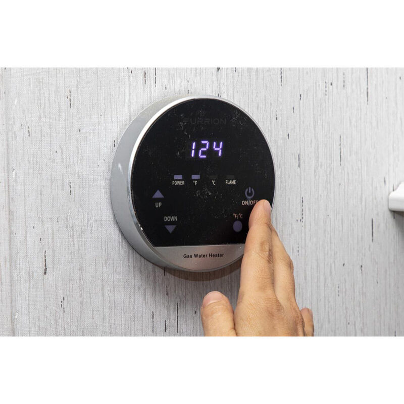 Furrion Tankless Gas Water Heater with Antifreeze Protection- 2.4GPM, White #FWH09AFA-AM image number 2