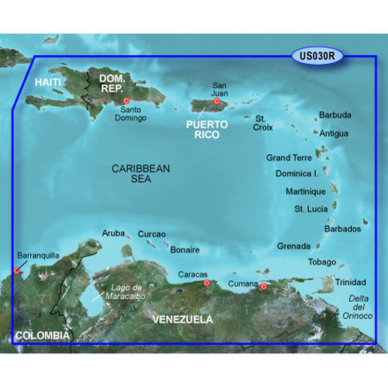 Garmin BlueChart g2 Vision - Southeast Caribbean image number 1