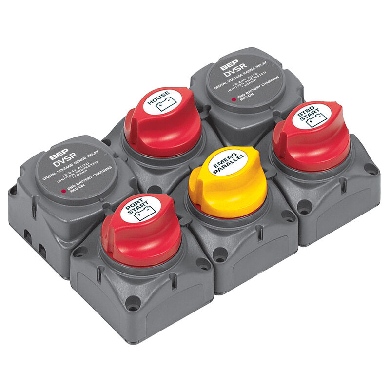 Marinco Twin-Engine Battery Distribution Cluster image number 1