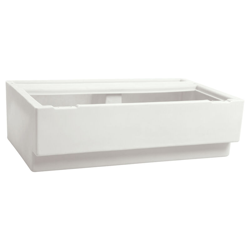 Toonmate Pontoon 36" Wide Bench Seat Base - White image number 1