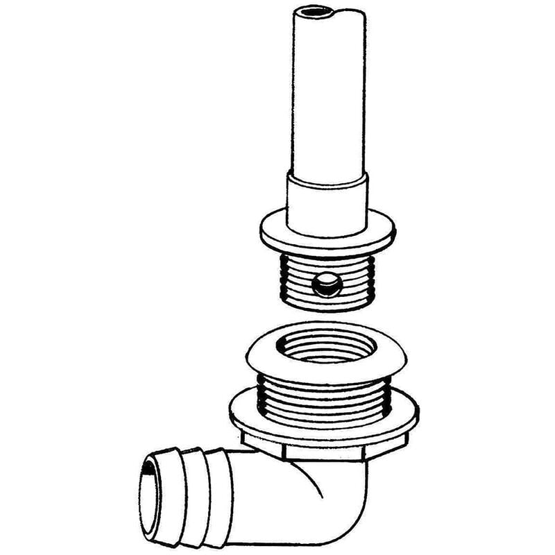 T-H Marine Supplies Livewell Overflow Tube image number 4