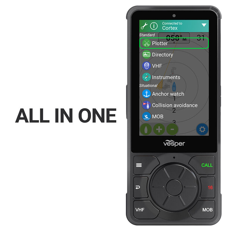 Vesper Cortex H1P Portable Wireless Handset with Charging Cradle image number 5